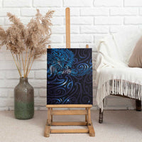 New Zealand New Year-Matariki Canvas Wall Art Aotearoa Maori Tattoo Galaxy Sky LT03 - Polynesian Pride