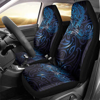 New Zealand New Year-Matariki Car Seat Cover Aotearoa Maori Tattoo Galaxy Sky LT03 - Polynesian Pride