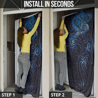 New Zealand New Year-Matariki Door Cover Aotearoa Maori Tattoo Galaxy Sky LT03 - Polynesian Pride