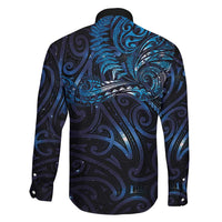 New Zealand New Year-Matariki Family Matching Off The Shoulder Long Sleeve Dress and Hawaiian Shirt Aotearoa Maori Tattoo Galaxy Sky LT03 - Polynesian Pride