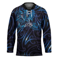New Zealand New Year-Matariki Hockey Jersey Aotearoa Maori Tattoo Galaxy Sky LT03 Unisex Multicolor - Polynesian Pride