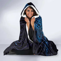 New Zealand New Year-Matariki Hooded Blanket Aotearoa Maori Tattoo Galaxy Sky LT03 - Polynesian Pride