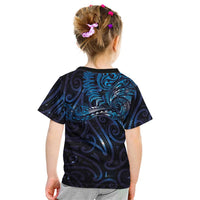 New Zealand New Year-Matariki Kid T Shirt Aotearoa Maori Tattoo Galaxy Sky LT03 - Polynesian Pride