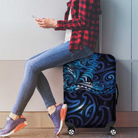 New Zealand New Year-Matariki Luggage Cover Aotearoa Maori Tattoo Galaxy Sky LT03 - Polynesian Pride