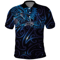 New Zealand New Year-Matariki Polo Shirt Aotearoa Maori Tattoo Galaxy Sky LT03 Multicolor - Polynesian Pride