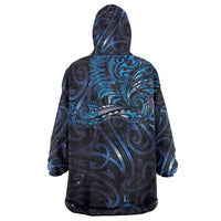 New Zealand New Year-Matariki Wearable Blanket Hoodie Aotearoa Maori Tattoo Galaxy Sky LT03 - Polynesian Pride