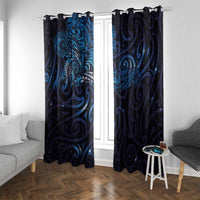 New Zealand New Year-Matariki Window Curtain Aotearoa Maori Tattoo Galaxy Sky