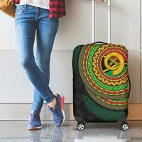 Vanuatu Tribal Tattoo with Namele Leaves Luggage Cover