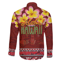 Aloha Plumeria Flowers Family Matching Mermaid Dress and Hawaiian Shirt With Hawaiian Style Tapa Tribal LT03 - Polynesian Pride