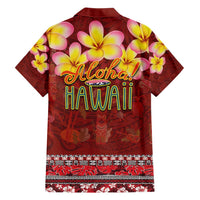 Aloha Plumeria Flowers Hawaiian Shirt With Hawaiian Style Tapa Tribal LT03 - Polynesian Pride