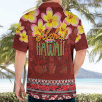 Aloha Plumeria Flowers Hawaiian Shirt With Hawaiian Style Tapa Tribal LT03 - Polynesian Pride