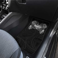 Super Samoan Traditional Tribal Art Tattoos Car Mats Black Color - Polynesian Pride