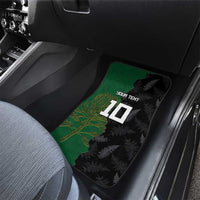 Aotearoa South Africa Rugby Freedom Cup Car Mats Kiwi Warriors Haka with King Protea Symbol LT03 - Polynesian Pride