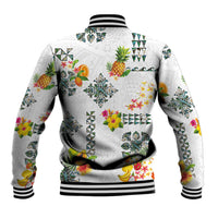 Hawaiian Quilts Baseball Jacket Tropical Fruits and Plants LT03 - Polynesian Pride