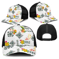 Hawaiian Quilts Baseball Net Cap Tropical Fruits and Plants LT03 - Polynesian Pride