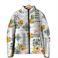 Hawaiian Quilts Padded Jacket Tropical Fruits and Plants LT03 - Polynesian Pride