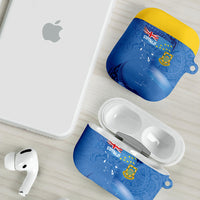 Tuvalu Heritage AirPods Case Map of the Islands and Polynesia Pattern LT03 - Polynesian Pride