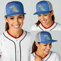 Tuvalu Heritage Baseball Net Cap Map of the Islands and Polynesia Pattern LT03 - Polynesian Pride
