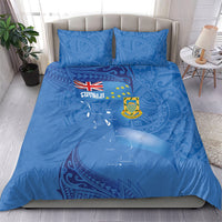 Tuvalu Heritage Bedding Set Map of the Islands and Polynesia Pattern LT03 - Polynesian Pride