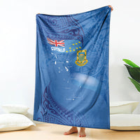 Tuvalu Heritage Blanket Map of the Islands and Polynesia Pattern LT03 - Polynesian Pride