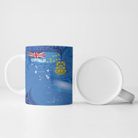 Tuvalu Heritage Ceramic Mug Map of the Islands and Polynesia Pattern LT03 - Polynesian Pride
