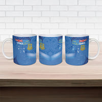 Tuvalu Heritage Ceramic Mug Map of the Islands and Polynesia Pattern LT03 - Polynesian Pride