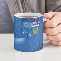 Tuvalu Heritage Ceramic Mug Map of the Islands and Polynesia Pattern LT03 - Polynesian Pride
