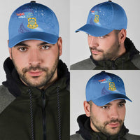 Tuvalu Heritage Classic Cap Map of the Islands and Polynesia Pattern LT03 - Polynesian Pride