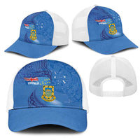 Tuvalu Heritage Mesh Trucker Cap Map of the Islands and Polynesia Pattern LT03 - Polynesian Pride