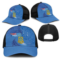Tuvalu Heritage Mesh Trucker Cap Map of the Islands and Polynesia Pattern LT03 - Polynesian Pride