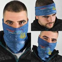 Tuvalu Heritage Neck Gaiter Map of the Islands and Polynesia Pattern LT03 - Polynesian Pride