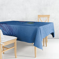 Tuvalu Heritage Tablecloth Map of the Islands and Polynesia Pattern LT03 - Polynesian Pride