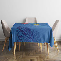 Tuvalu Heritage Tablecloth Map of the Islands and Polynesia Pattern LT03 - Polynesian Pride