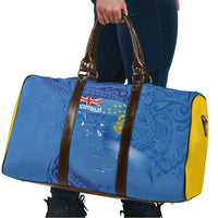 Tuvalu Heritage Travel Bag Map of the Islands and Polynesia Pattern LT03 - Polynesian Pride
