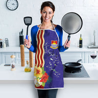 Kiribati Heritage Apron Map of the Islands and Polynesia Pattern LT03 - Polynesian Pride