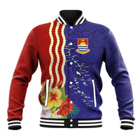 Kiribati Heritage Baseball Jacket Map of the Islands and Polynesia Pattern LT03 Unisex Multicolor - Polynesian Pride