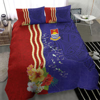 Kiribati Heritage Bedding Set Map of the Islands and Polynesia Pattern LT03 - Polynesian Pride