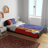 Kiribati Heritage Bedding Set Map of the Islands and Polynesia Pattern LT03 - Polynesian Pride