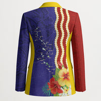Kiribati Heritage Blazer Map of the Islands and Polynesia Pattern LT03 - Polynesian Pride