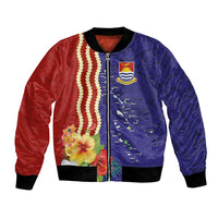 Kiribati Heritage Bomber Jacket Map of the Islands and Polynesia Pattern LT03 Unisex Multicolor - Polynesian Pride