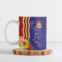 Kiribati Heritage Ceramic Mug Map of the Islands and Polynesia Pattern LT03 Multicolor - Polynesian Pride