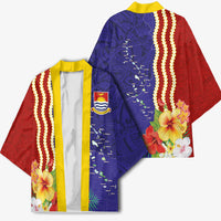 Kiribati Heritage Kimono Map of the Islands and Polynesia Pattern LT03 - Polynesian Pride