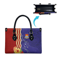 Kiribati Heritage Leather Bag Map of the Islands and Polynesia Pattern LT03 - Polynesian Pride