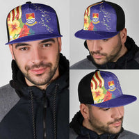 Kiribati Heritage Mesh Trucker Cap Map of the Islands and Polynesia Pattern LT03 - Polynesian Pride