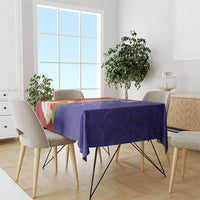 Kiribati Heritage Tablecloth Map of the Islands and Polynesia Pattern LT03 - Polynesian Pride