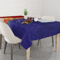 Kiribati Heritage Tablecloth Map of the Islands and Polynesia Pattern LT03 - Polynesian Pride
