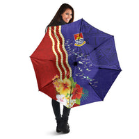 Kiribati Heritage Umbrella Map of the Islands and Polynesia Pattern LT03 - Polynesian Pride