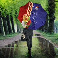 Kiribati Heritage Umbrella Map of the Islands and Polynesia Pattern LT03 - Polynesian Pride