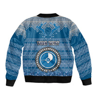 personalised-yap-christmas-bomber-jacket-coat-of-arms-beautiful-merry-xmas-snowflake