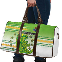 Cook Islands Va'a Race Travel Bag Te Tatau Tattoos Sporty Style Green-White Color LT03 - Polynesian Pride